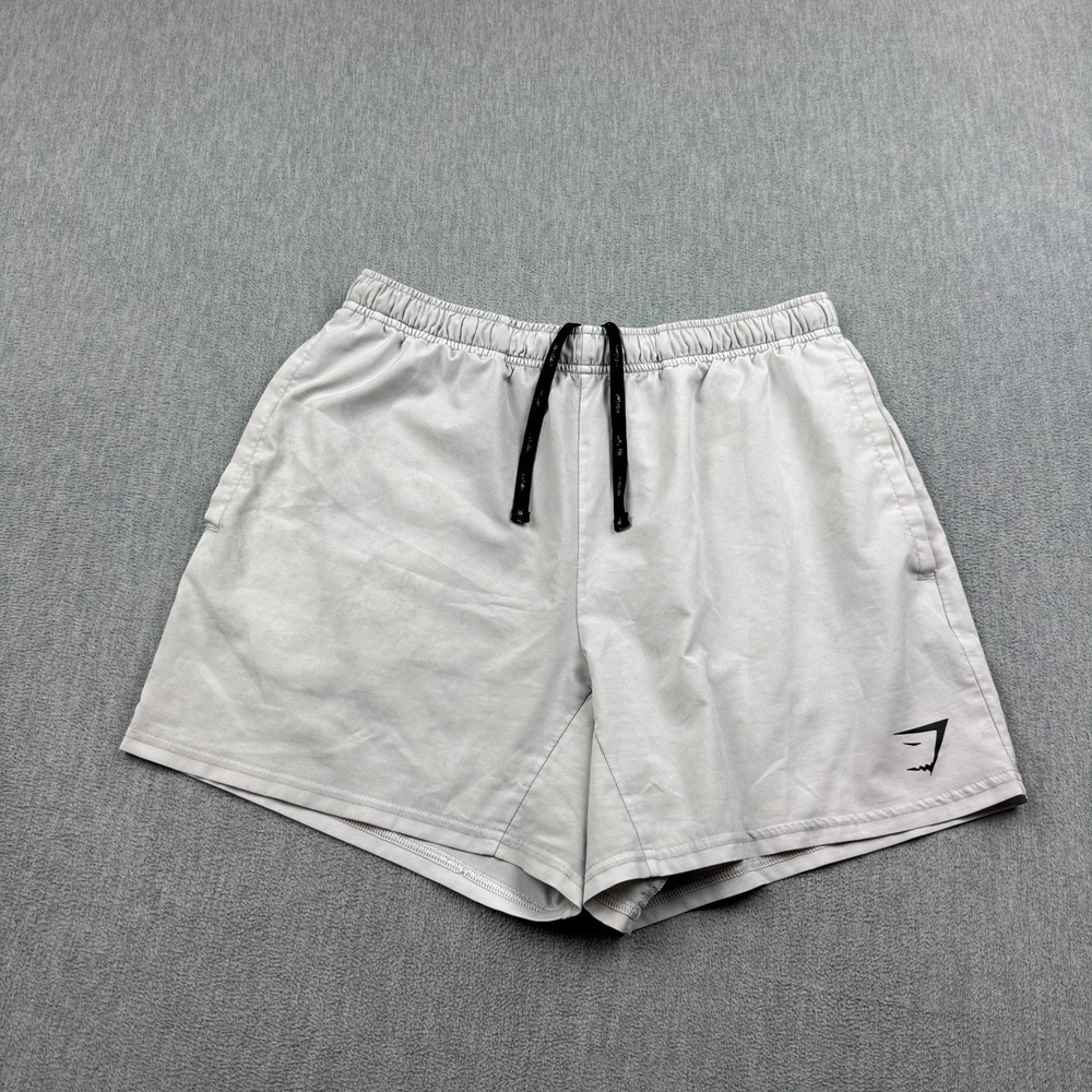 Gymshark Shorts Men Medium Gray Arrival 5" Training Workout Gym Running Athletic